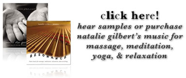 Click for Natalie's Music for Massage